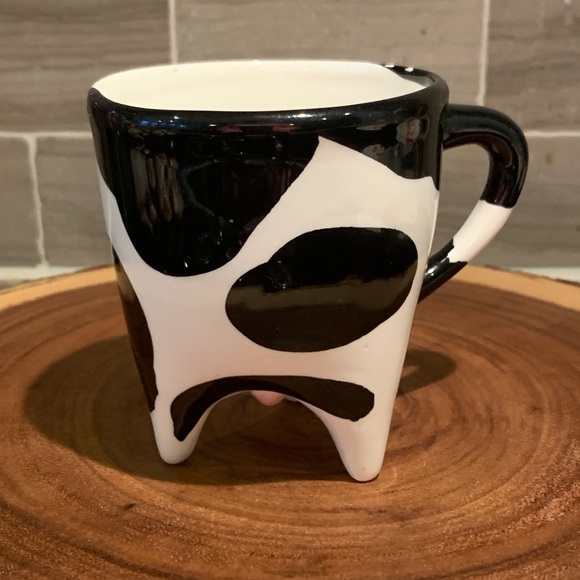 MPD | Other | Vintage Cow Mug With Utters By Mpd 995 Black And White